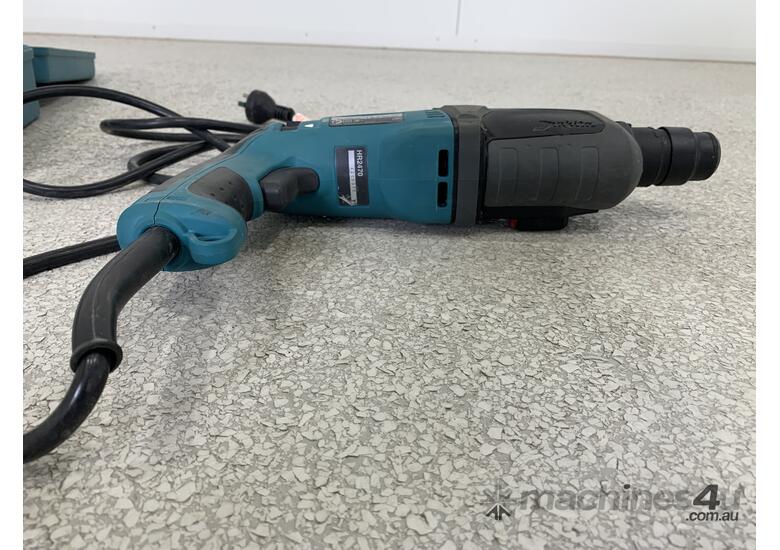 New Makita HR2470 Corded Rotary Hammer Drill in Case Hammer Drill in