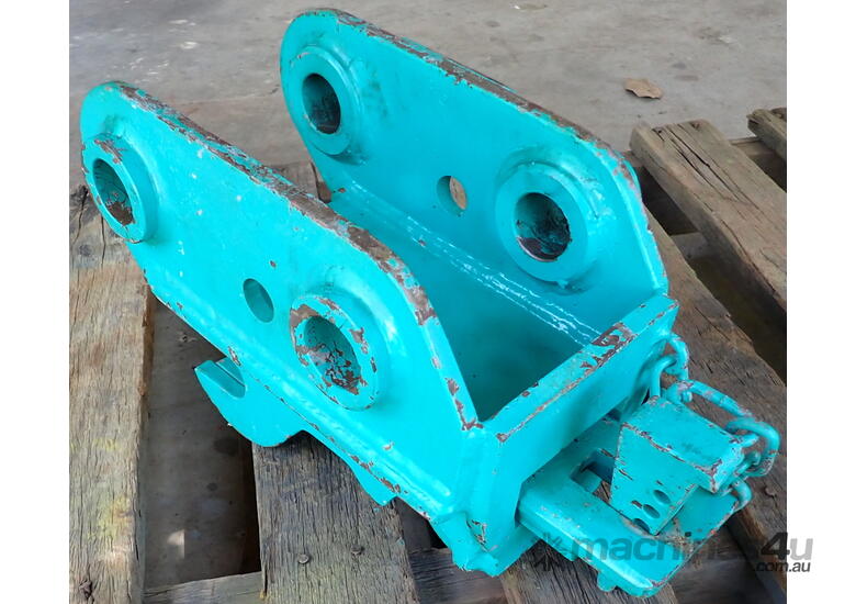 caption New 3-5 ton (40mm pin) JB Excavator Mechanical Quick Hitch Coupler