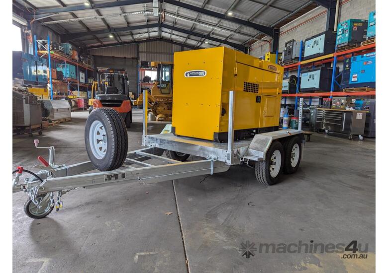 caption 60 KVA DENYO (JAPAN ) SILENCED INDUSTRIAL DIESEL GENERATOR SET PERFECT CONDITION THROUGHOUT
