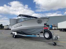 Unbranded Fibreglass Boat & Trailer - picture0' - Click to enlarge