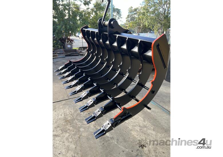 AUSTRALIAN MADE GEAR Multi Purpose Rake 1.2M 5.5T Excavators