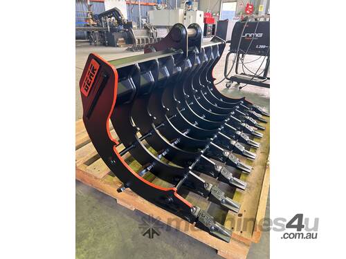 AUSTRALIAN MADE GEAR Multi Purpose Rake 1.2M 5.5T Excavators