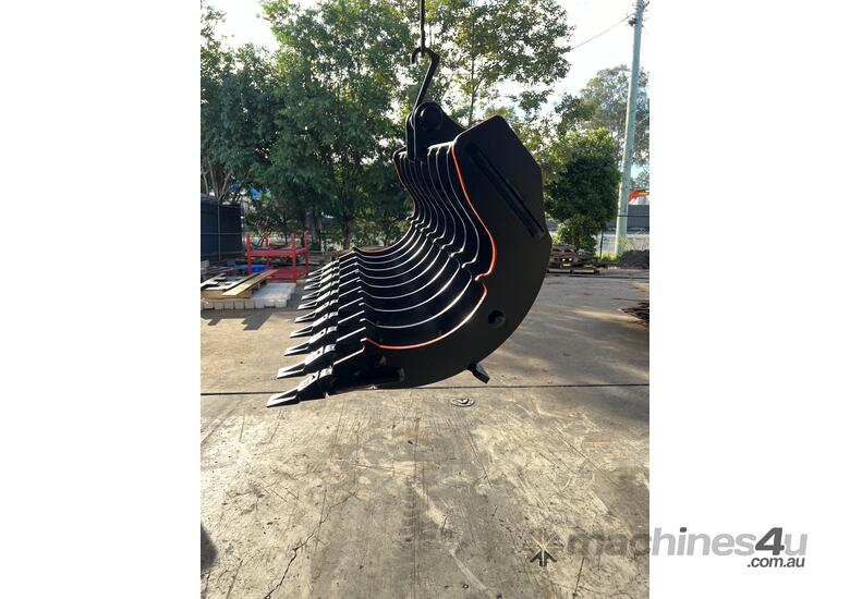 AUSTRALIAN MADE GEAR Multi Purpose Rake 1.2M 5.5T Excavators