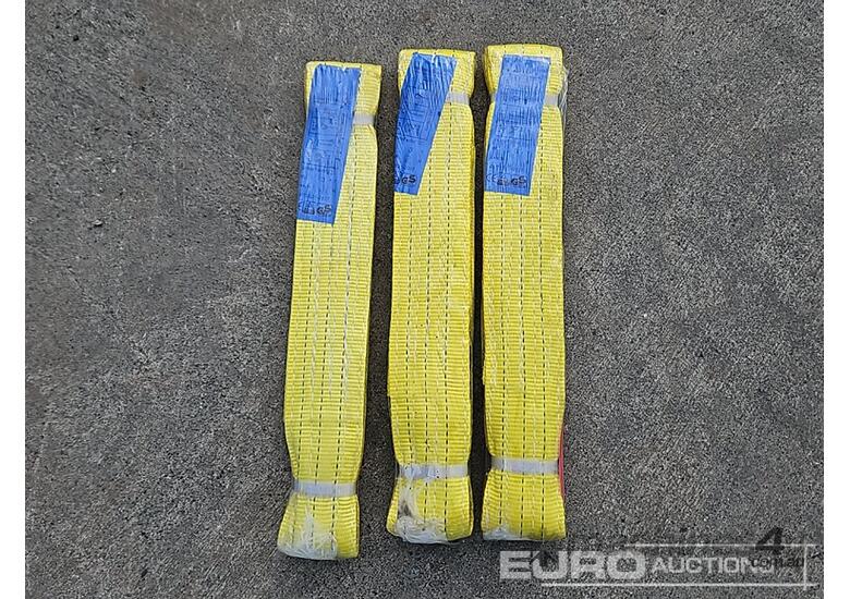 caption Unused 3T 2m Lifting Slings (3 of)
