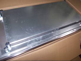 1220 X 610MM STAINLESS STEEL BENCH #430 GRADE - picture2' - Click to enlarge