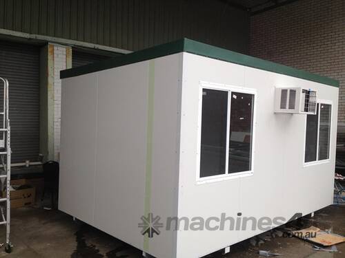 caption Auzbilt Portable Accommodation With Vanity: 4.8m x 3m, For Sale