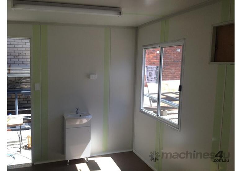 caption Auzbilt Portable Accommodation With Vanity: 4.8m x 3m, For Sale
