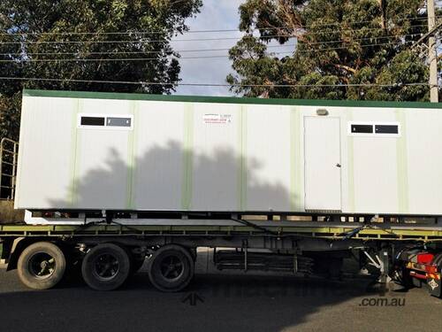 E I Group Portable Toilet: 9.6m x 3m, For Sale Or Hire