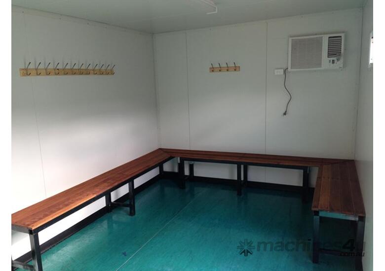 caption E I Group Portable Toilet: 9.6m x 3m, For Sale Or Hire