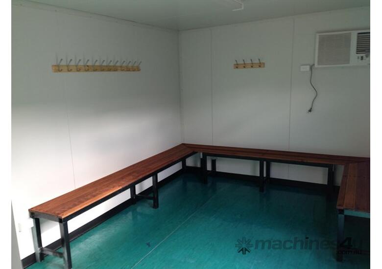 caption E I Group Portable Toilet: 9.6m x 3m, For Sale Or Hire