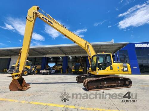 caption -Super Long Front- 2013 KOMATSU PC200LC_8N1 SLF Excavator