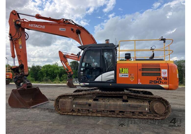 caption 2021 Hitachi ZX290LC-5B Excavator (Steel Tracked)