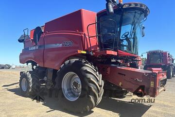 CASE IH 7230 + CASE IH 2152 40ft Draper Front + Comb Trailer