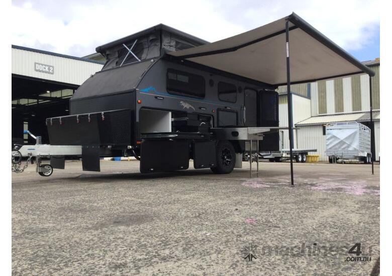 caption 2023 Blue Tongue Campers XC16 Single Axle Pop Top Off Road Camper Trailer