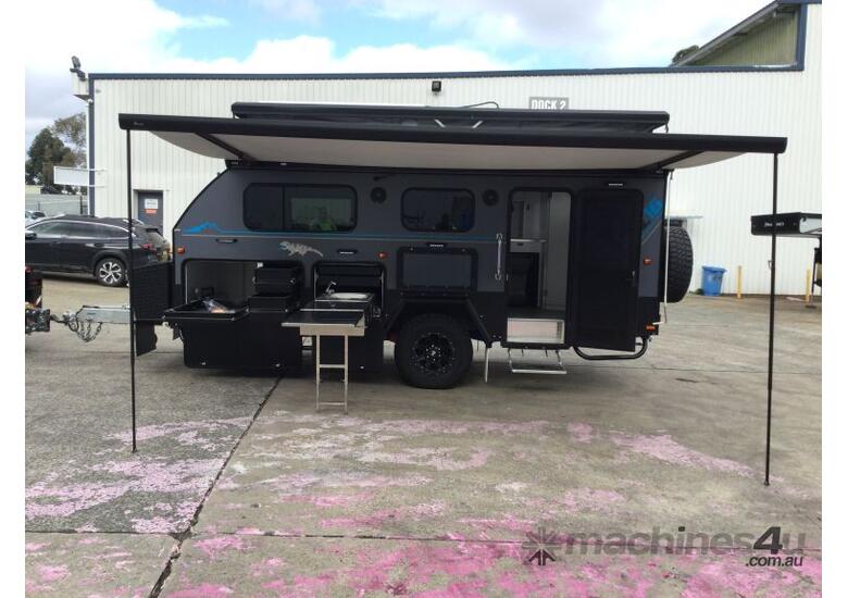 caption 2023 Blue Tongue Campers XC16 Single Axle Pop Top Off Road Camper Trailer