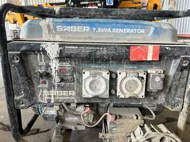 Saber 6500W 7.5kVA 15HP Generator (Unreserved) - picture2' - Click to enlarge