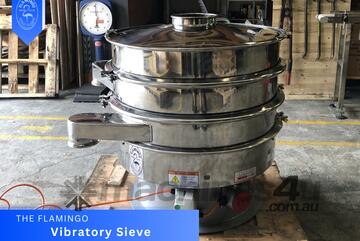 Flamingo 1200mm Vibratory Sieve, Low Noise, All Contact-Parts Stainless Steel!