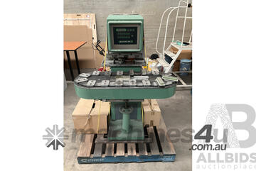 Four Colour Pad Printer with 16 Station Conveyor and Exposure Unit