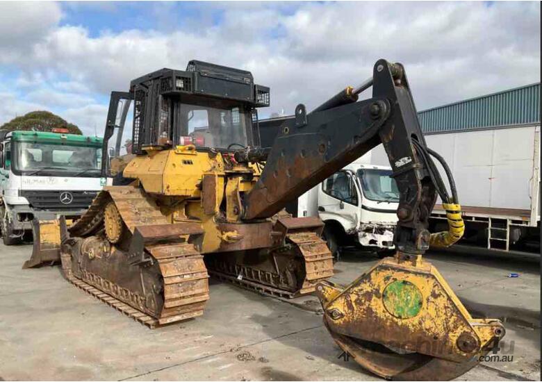 caption Caterpillar 527 Tracked Skidder - Major service and undercarriage inspection, ready to work!