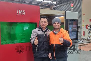 IMS - 12Kw |1.5x3m Fiber Laser | Enclosure | Exchange table | Delivered & Installed.