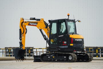 JUST RELEASED - YUCHAI U60 5.8ton Zero Swing excavator