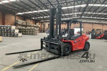 Heli K2 Diesel Forklift Dual Wheel Wide Carriage Container Handler Specification