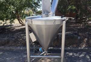 Stainless Steel Powder Hopper Cone - 200L