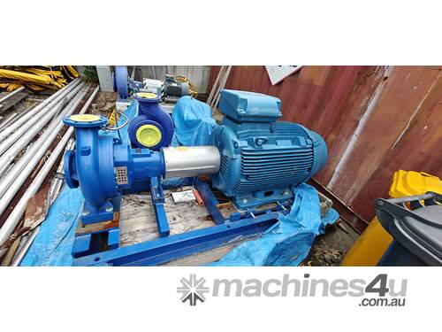 caption 4 Large pumps, one new never used.