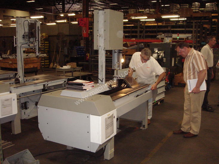 caption Marvel Semi Automatic - Mitre Vertical Bandsaw