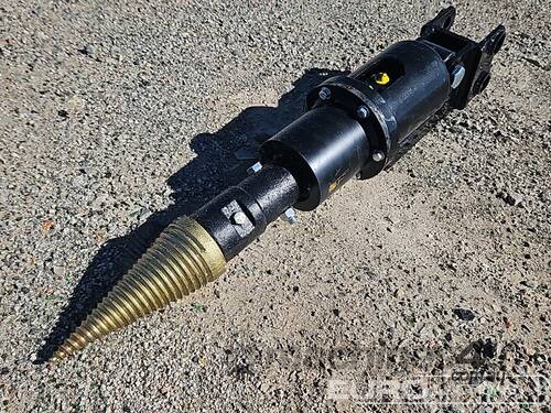 caption Unused Captok Hydraulic Wood Drill To Suit 1-3 Ton Excavator