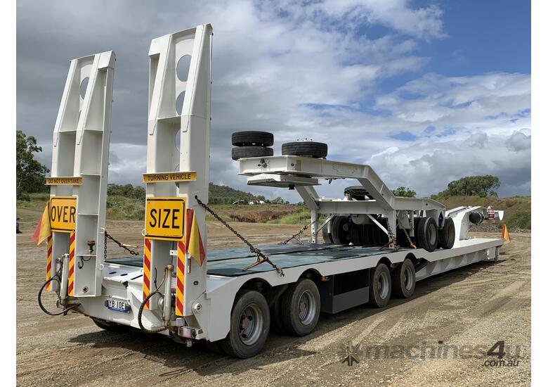 caption 2000 Drake Quad Axle Low Loader O.D 4 x 8 Full Widener