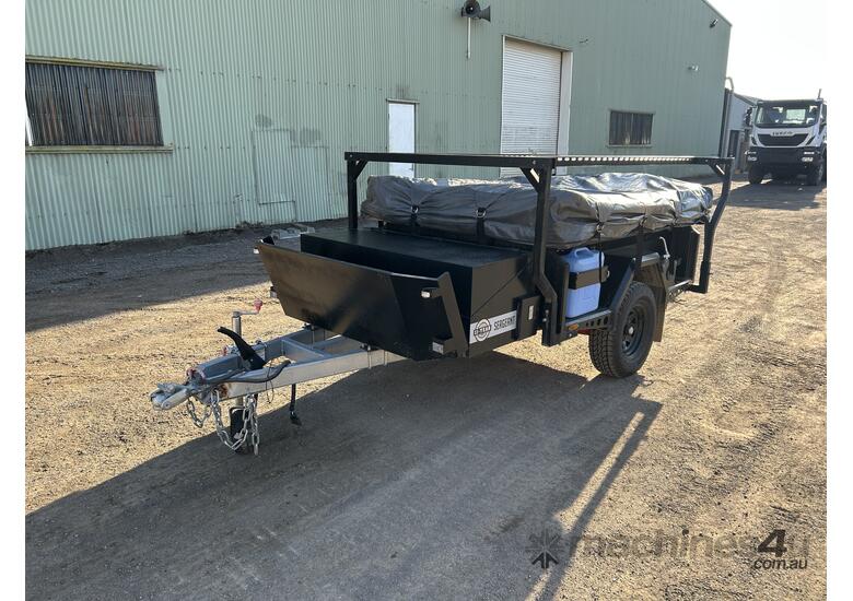 caption 2020 Black Series Sergeant Camper Trailer