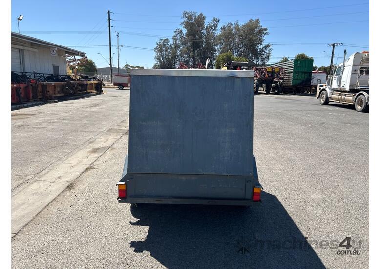 caption Custom Single Axle Enclosed Trailer