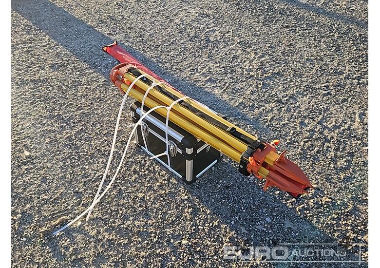 caption Unused Captok Laser Level, Self-Leveling Rotary Laser Level With Batteries, Receiver, Tripod, Grade