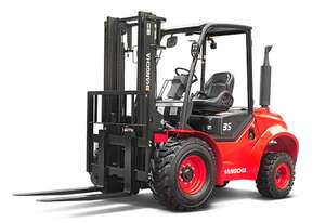 2.5t to 3.5t Two-Wheel Drive Rough Terrain Forklift Truck