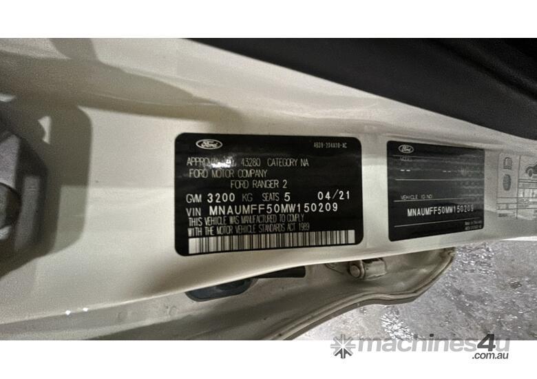 caption 2021 Ford Ranger XL (4x4) Diesel Dual Cab Ute (MY21.25) (Ex-Lease)