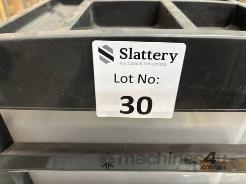 caption 1 X Pallet of Lights, Toolbox & Drawer