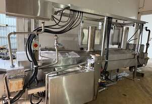 Frying Machine Submerged Type and Oil Heater Stainless Steel 600mm wide belt