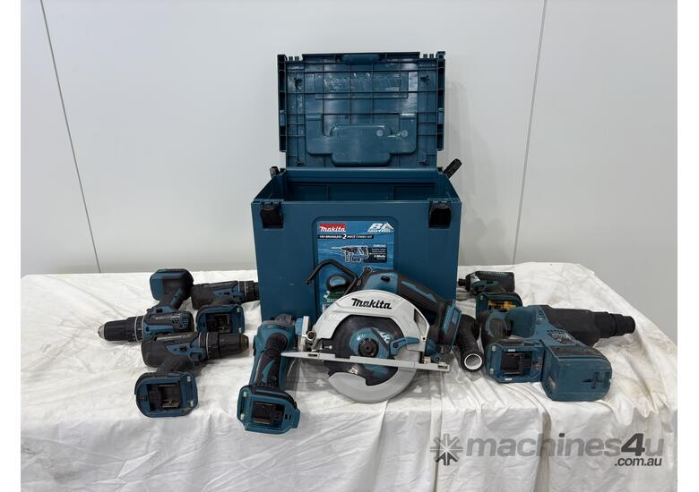 caption Variety of Makita Cordless Power Tools (Police Lost & Stolen)