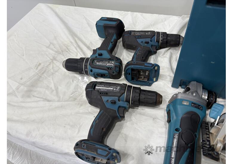 caption Variety of Makita Cordless Power Tools (Police Lost & Stolen)