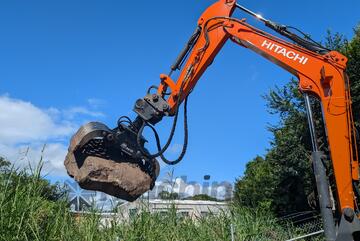 3-4T Excavator Rotating Demolition Sorting Grab