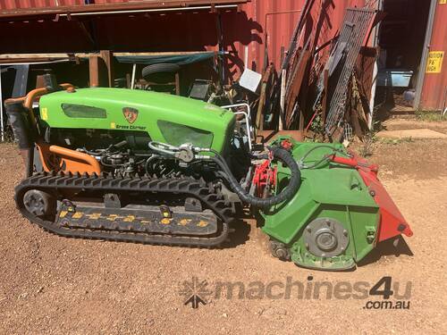 Remote controlled slope mower