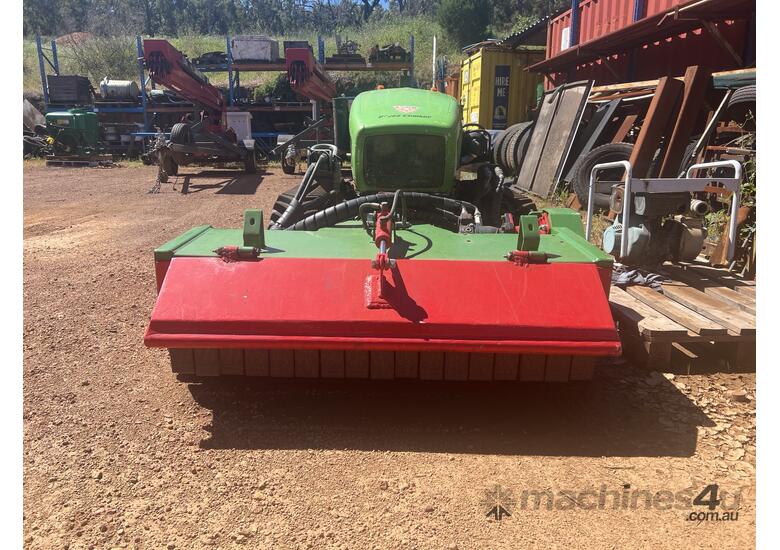 Remote controlled slope mower