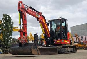 2022 KUBOITA U48-4 5t EXCAVATOR (M874) WITH A/C CAB, HITCH, BUCKETS, CIVIL SPEC AND 880 HOURS
