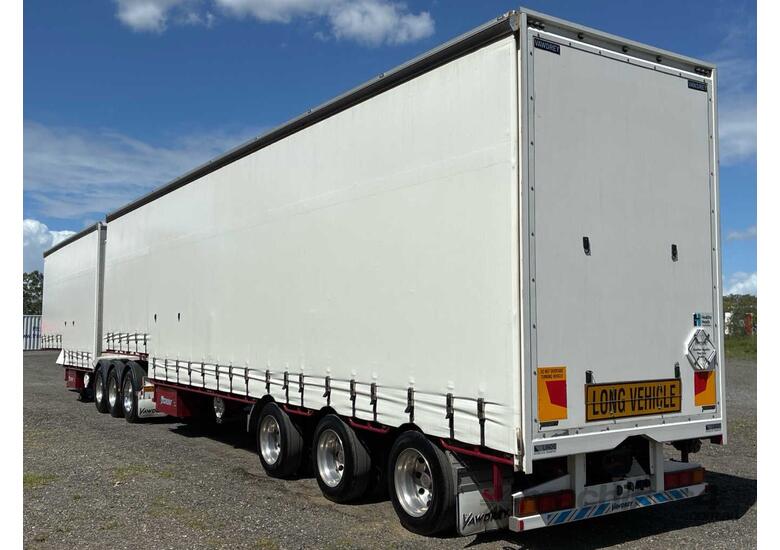 2022 Vawdrey VB S3 Tri Axle Drop Deck Curtainsider Combination