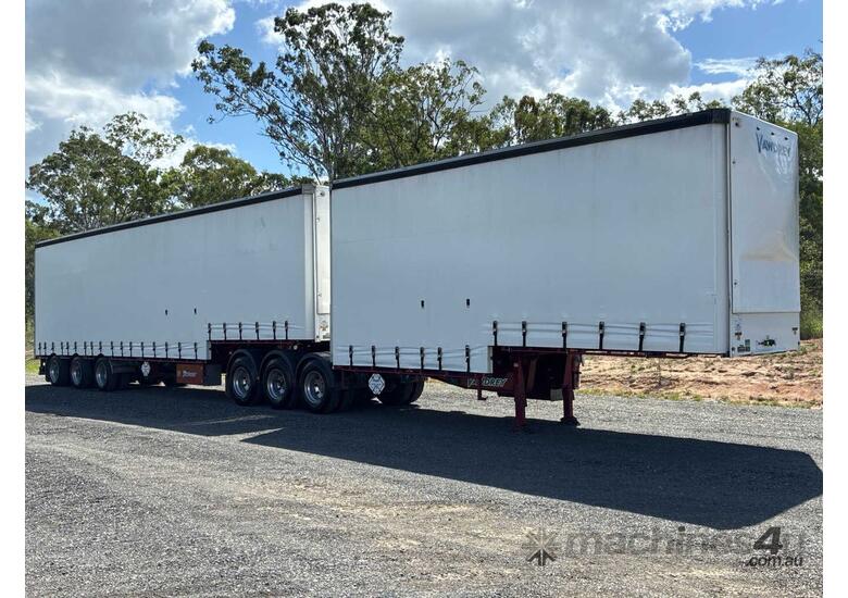 2022 Vawdrey VB S3 Tri Axle Drop Deck Curtainsider Combination