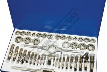 Metric HSS Tap & Die Set - 45 Piece M6 ~ M24 Taps & Dies