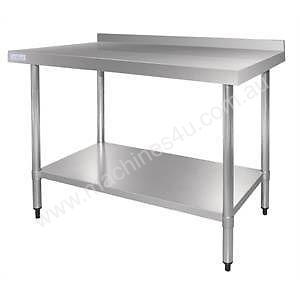 Stainless Steel Table with Splashback GJ509 Vogue 
