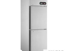 F.E.D. SUF600 2 x 1/2 Doors S/Steel Upright Freezer - picture0' - Click to enlarge