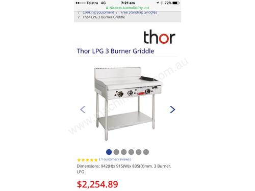 Thor gas griddle